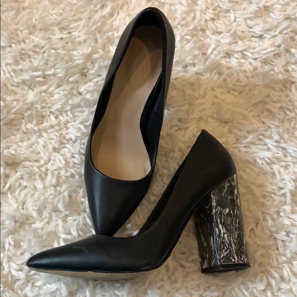 Mix 6 Granite Block Heels